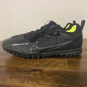 Nike Zoom Mercurial Vapor 15 Pro TF Turf Soccer Black Volt (DJ5605-001) Size 6.5